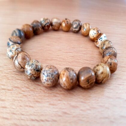 Bracelet jaspe paysage lithothérapie Avellana Bijoux Nature