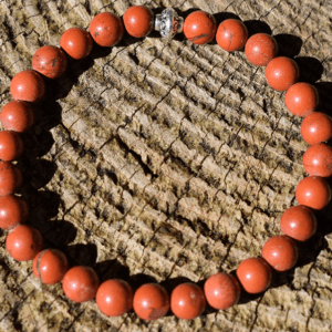 Bracelet jaspe rouge Avellana Bijoux Nature