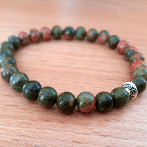 Bracelet unakite lithothérapie Avellana Bijoux Nature