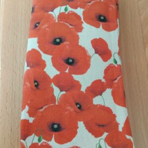 Coussin relaxant pour les yeux - Tissu coquelicots